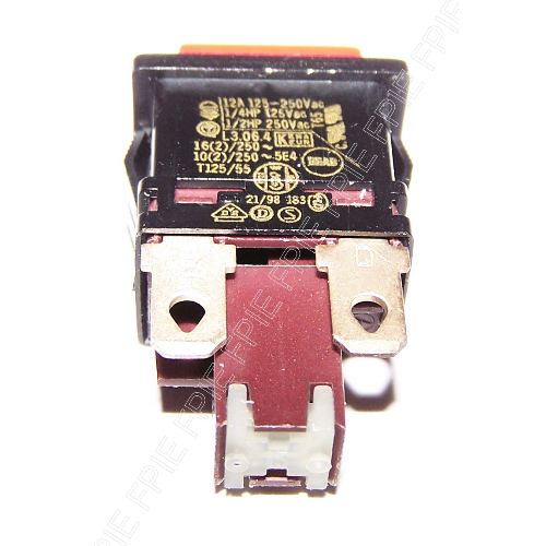 125-250VAC, 12A Push-Button 15.16x12.60mm Switch (1105-7137)