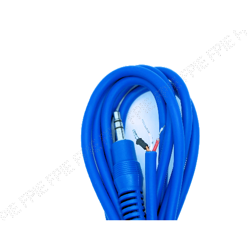 3.5mm, 6ft Male Stereo Blue Cable (1303-7314)