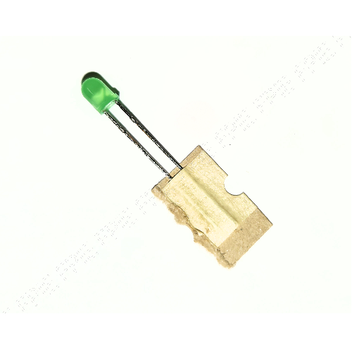 Diffused Green LED 2.1V, 20mA (401-7294)