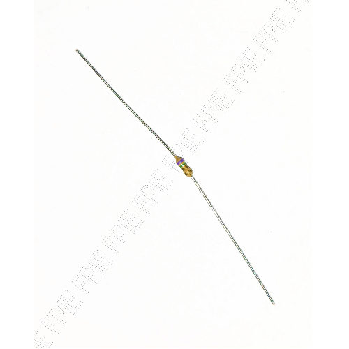 7.5 Ohm, 1/8W, 5% Carbon Film Resistor (600-7027)