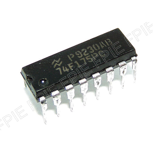 Flip-Flop D-Type Sngl 4-Bit IC 16 DIP by National Semiconductor (74F175PC)