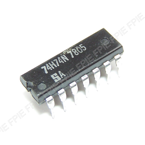 14-Pin IC by Signetics (74H74N)