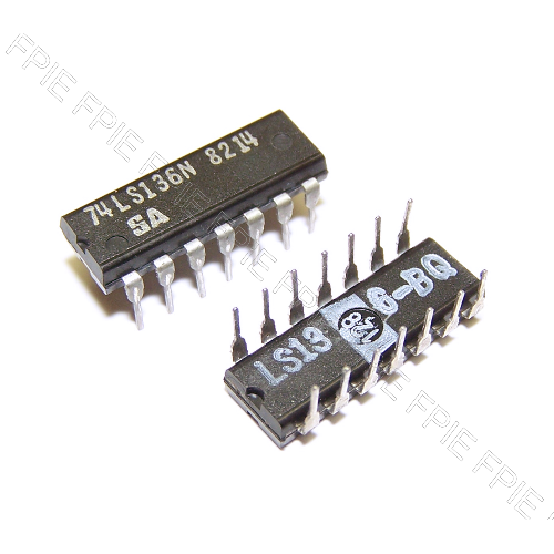 XOR Gate 4-Element 2-IN Bipolar IC by Signetics (74LS136N)