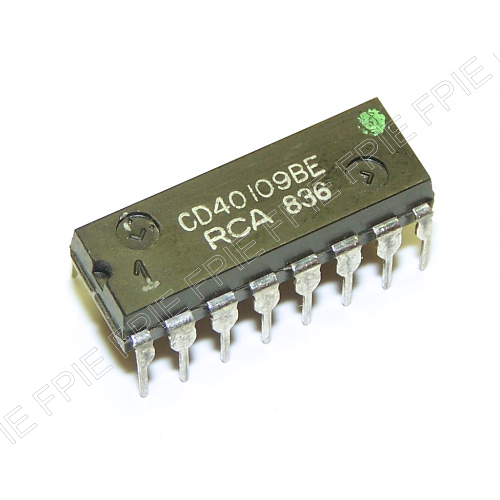 CD40109BE Quad Low-to-high Voltage Level Shifter by RCA