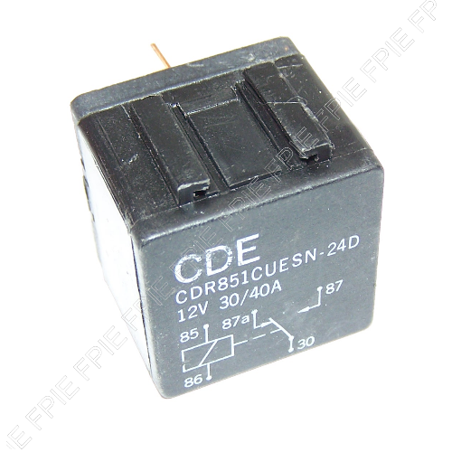 12VDC, 30/40A SPDT Auto Relay by CDE (CDR851CUESN-24D)