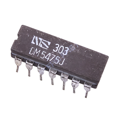 Single 4-bit Latch IC by National Semiconductor (DM5475J)