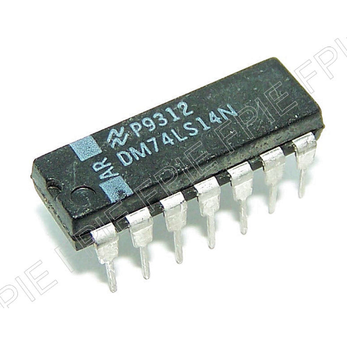 TTL - Hex Schmitt Trigger Inverter by National Semiconductor (DM74LS14N)
