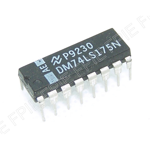 Hex/Quad D Flip-Flops with Clear by National Semiconductor (DM74LS175N)