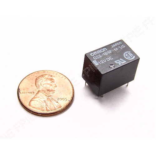 12VDC, 1A SPDT Relay by Omron (G2E-184P-M)