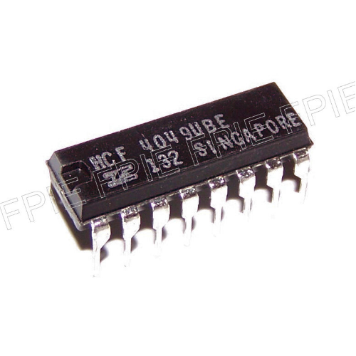 HCF4049UBE Hex Inverting Buffer by SGS