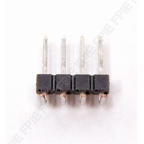 4 Position 5.84mmX3.05mm Right Angle Male Header by Amphenol/FCI (HDR-7281)