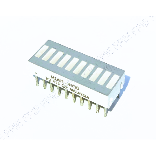 HDSP-4836 Triple Color 10-Element Led Array by Hewlett Packard