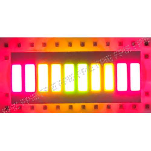 HDSP-4836 Triple Color 10-Element Led Array by Hewlett Packard