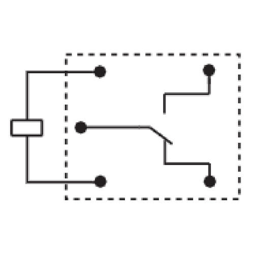 12VDC, 10A SPDT Relay by Hongfa (HF3FF/012-1ZST)