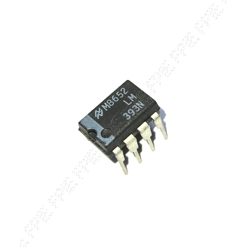 LM393N Dual Comparator IC by National Semiconductor