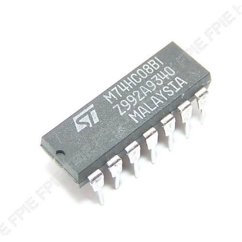 Quad, 2−In AND Gate by STMicroelectronics (M74HC08B1)