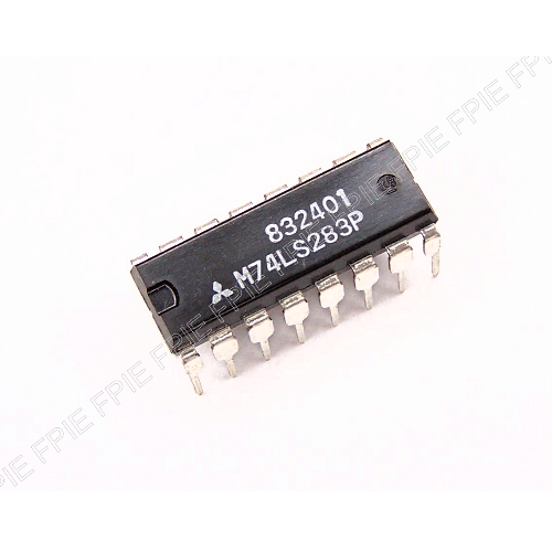 4-bit Binary Full Adder by Mitsubishi Electric (M74LS283P)