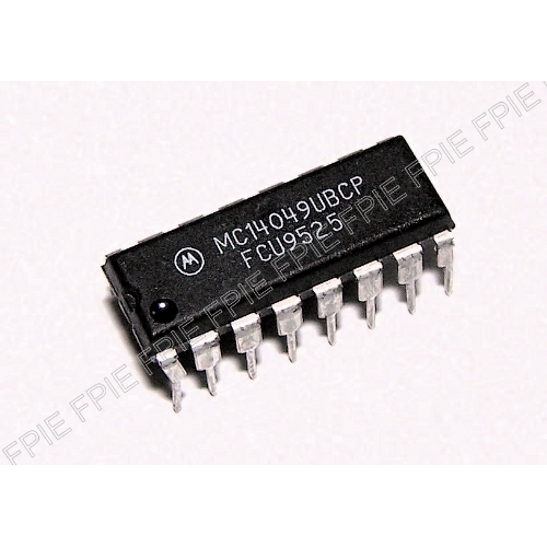 MC14049UBCP CMOS, Hex Buffer/Converter by Motorola