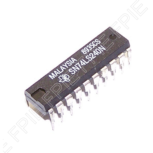 SN74LS240N-1 Octal Buffers and Line Drivers by Texas Instruments