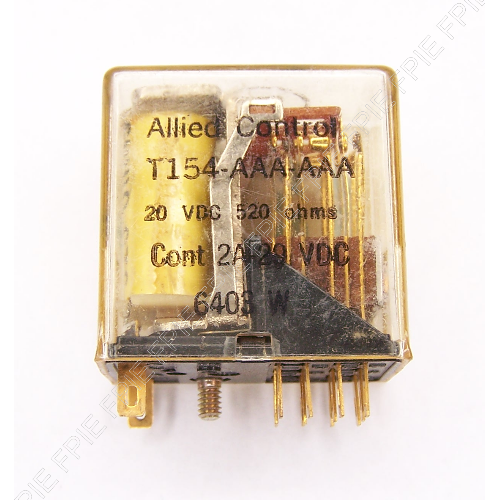 20VDC, 520 Ohms, 2A Relay by Allied Control (T154-AAA-AAA)