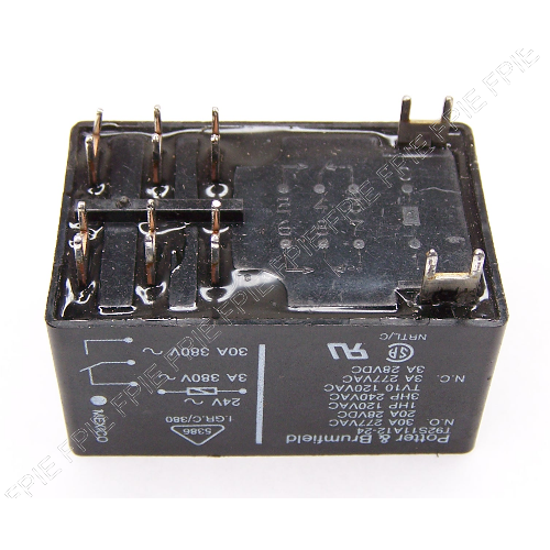 24VAC Heavy Duty Compressor Relay by Potter & Brumfield (T92S11A12-24)