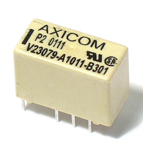 4.5VDC, 2A DPDT Relay by Axicom (V23079-A1011-B301)