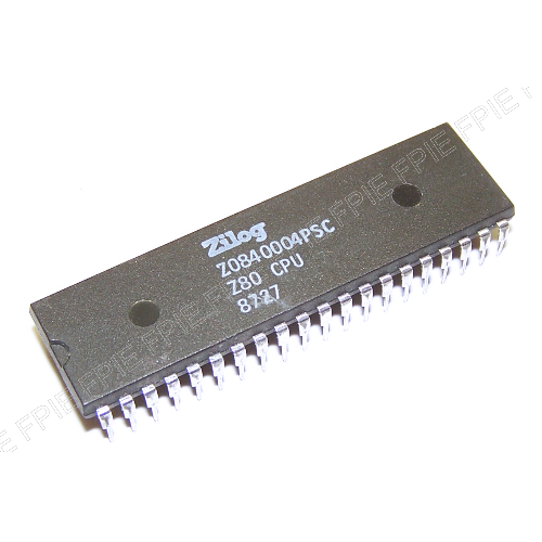 8-bit, 4MHz, NMOS Z80 CPU by Zilog (Z0840004PSC)