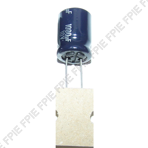 10V, 1000uF Radial Capacitor 12.95x15.75 by Panasonic (200-7304)