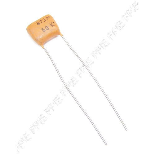 50V, 0.047uF, 20% Polyester Capacitor by Matsushita (208-7282)