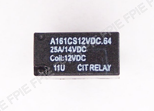 12VDC, 25A SPDT Relay by CIT Relay (A161CS12VDC.64)