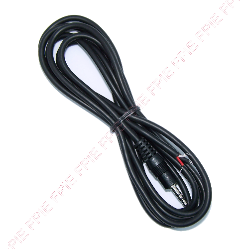 3.5mm, 6ft Male Stereo Black Cable (1303-7316)