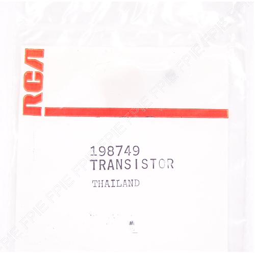 198749 Original Transistor by RCA