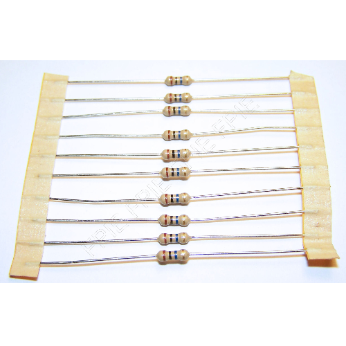 10pk. 10M Ohm, 1/4W, ±5% Carbon Film Resistor (2300-6949)