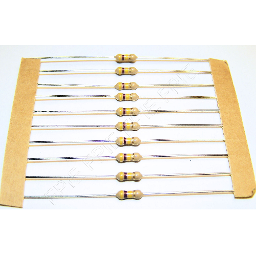 10pk. 470k Ohm, 1/4W, ±5% Carbon Film Resistor (2300-6952)