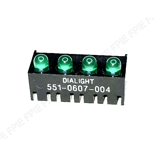 4-LED Bar Display Green by DIALIGHT (401-7335)