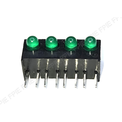 4-LED Bar Display Green by DIALIGHT (401-7335)