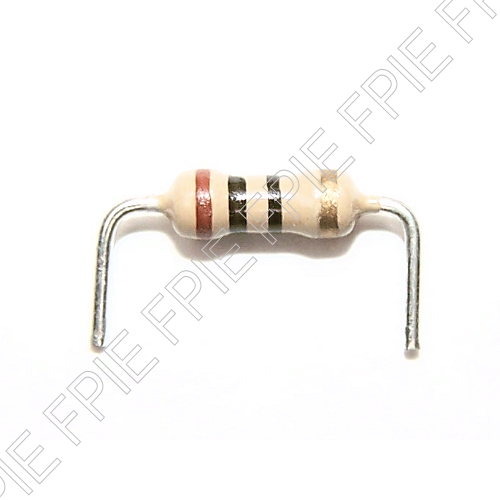 10 Ohm, 1/4W, 5% Carbon Film Resistor (600-7018)