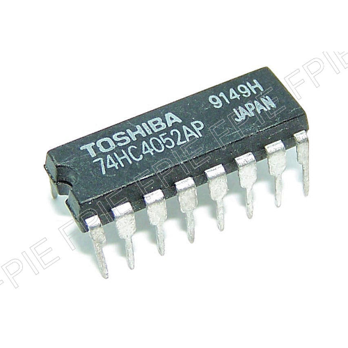 74HC4052AP Dual 4-Ch Analog Multiplexer/Demultiplexer by Toshiba