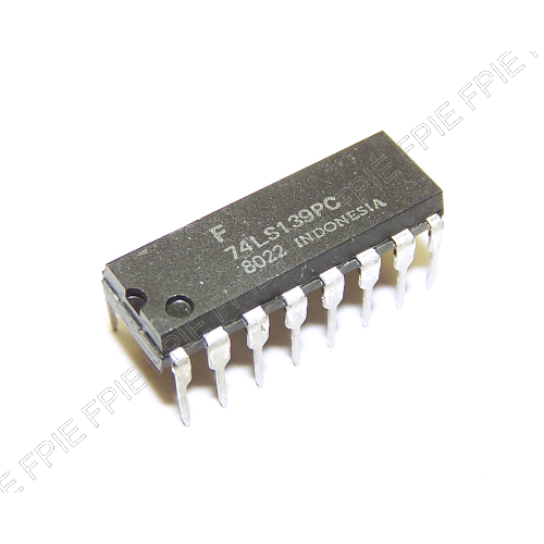 74LS139PC Dual 2-Line-to-4−Line Decoder/Demultiplexer  by Fairchild Semiconductor