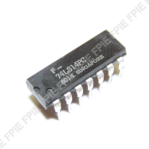 74LS14PC Hex Schmitt Trigger Inverter by Fairchild Semiconductor