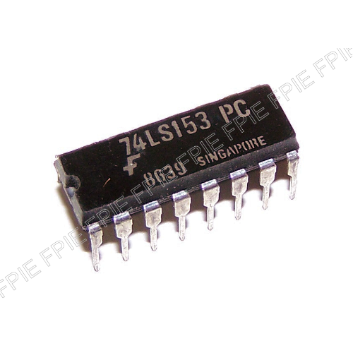 Dual 1-of-4 Line Data Selectors/Mpxs by Fairchild Semiconductor (74LS153PC)