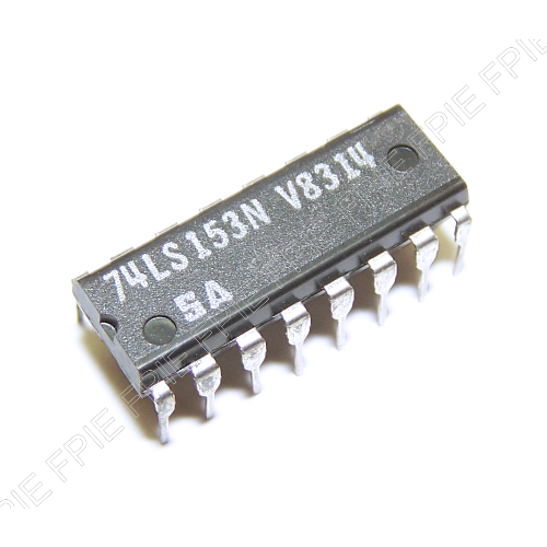 Dual 4-Line-to-1-Line Data Selector/Multiplexer by Signetics (74LS153N)
