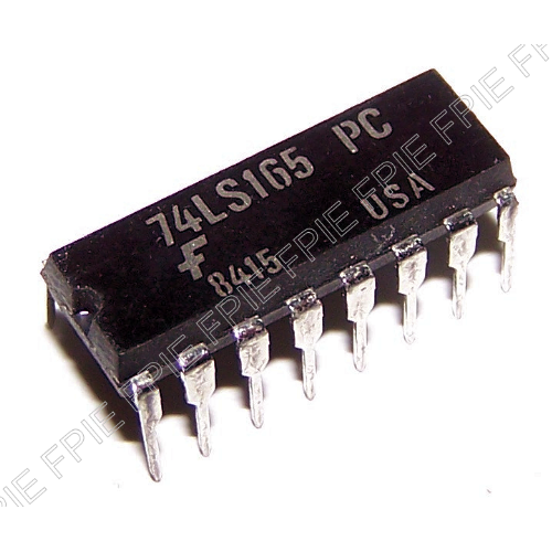 74LS165 8-Bit Parallel-to-Serial Shift Register by Fairchild Semiconductor
