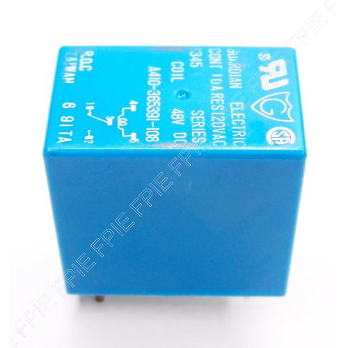 48VDC, 10A SPDT Relay by Guardian Electric (A410-365391-108)