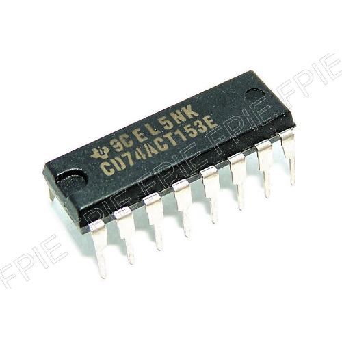 CD74ACT153E Dual 4-Input Multiplexers by Texas Instruments