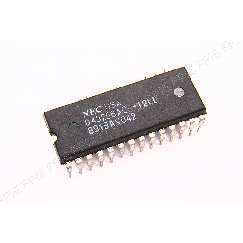 256K-bit CMOS Static RAM 32K-Word 8-bit by NEC (D43256AC-12LL)