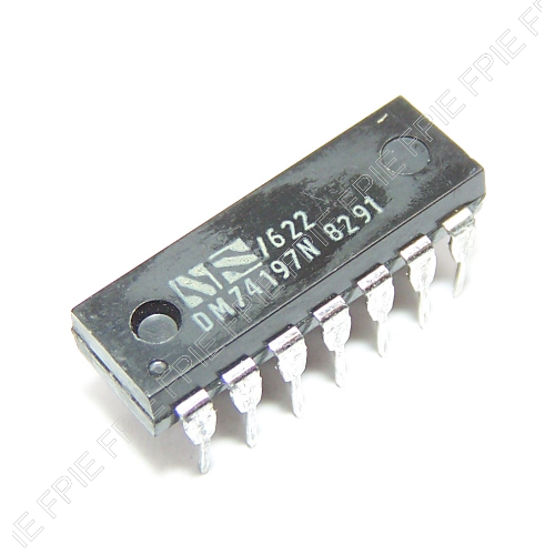 DM74197N Presettable Decade Counter/Latch by National Semiconductor