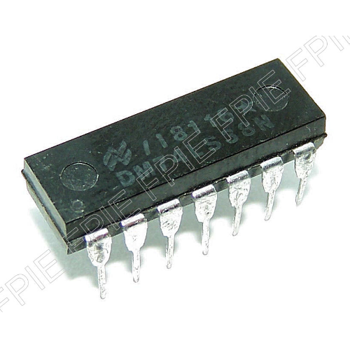 DM74LS38N IC TTL - Quad 2-Input Positive NAND by National Semiconductor