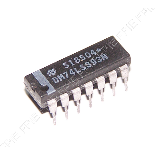 DM74LS393N TTL 4-bit Binary Counter by National Semiconductor