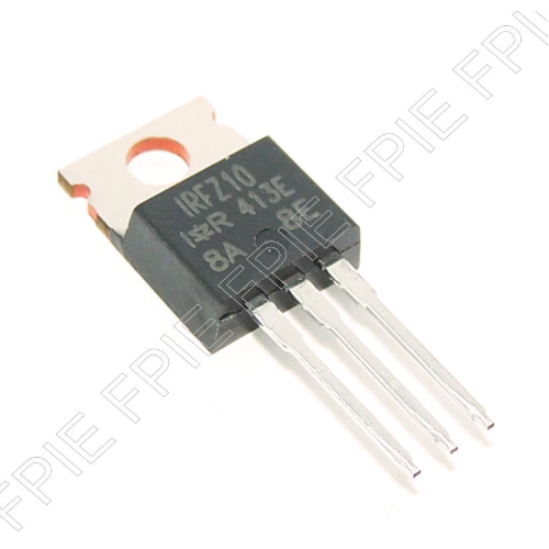 IRFZ10 N-CH MOSFET 60V, 10A, TO-220AB by International Rectifier